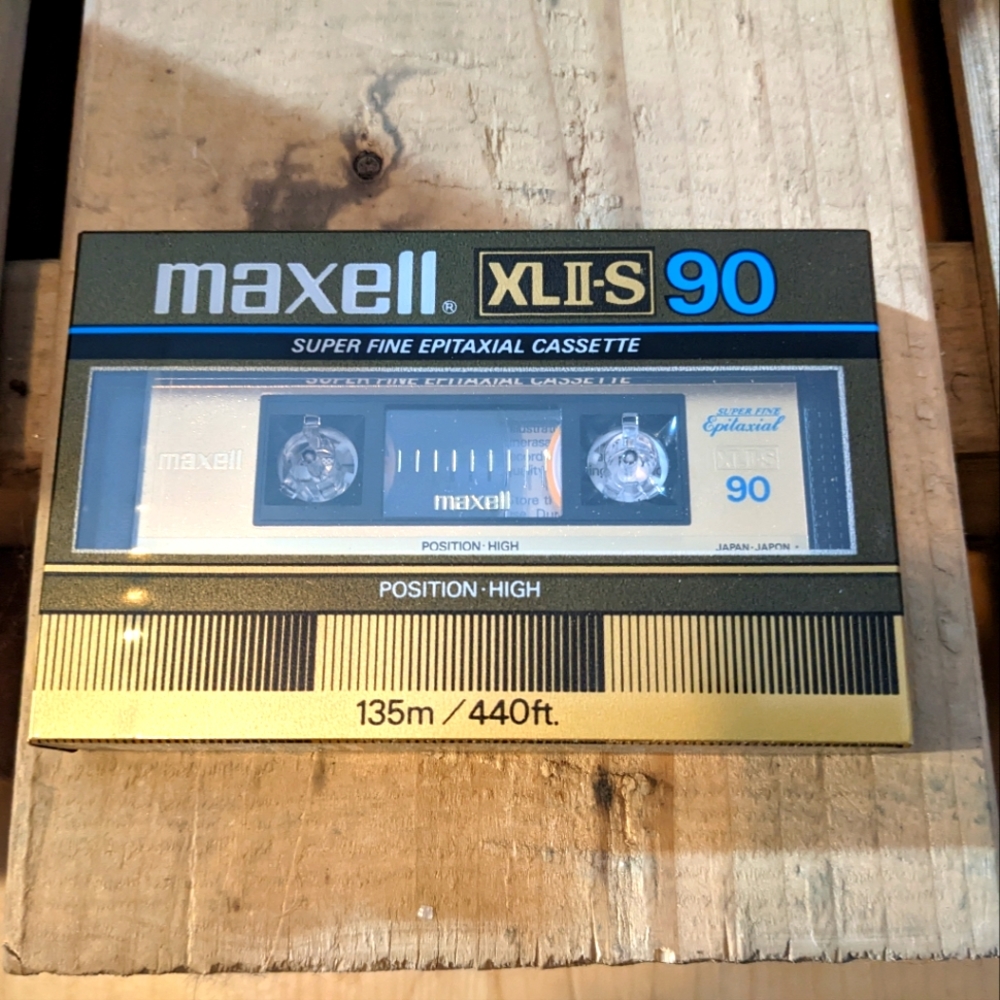 Vintage Maxell XL II S 90 minute Tape Cassette